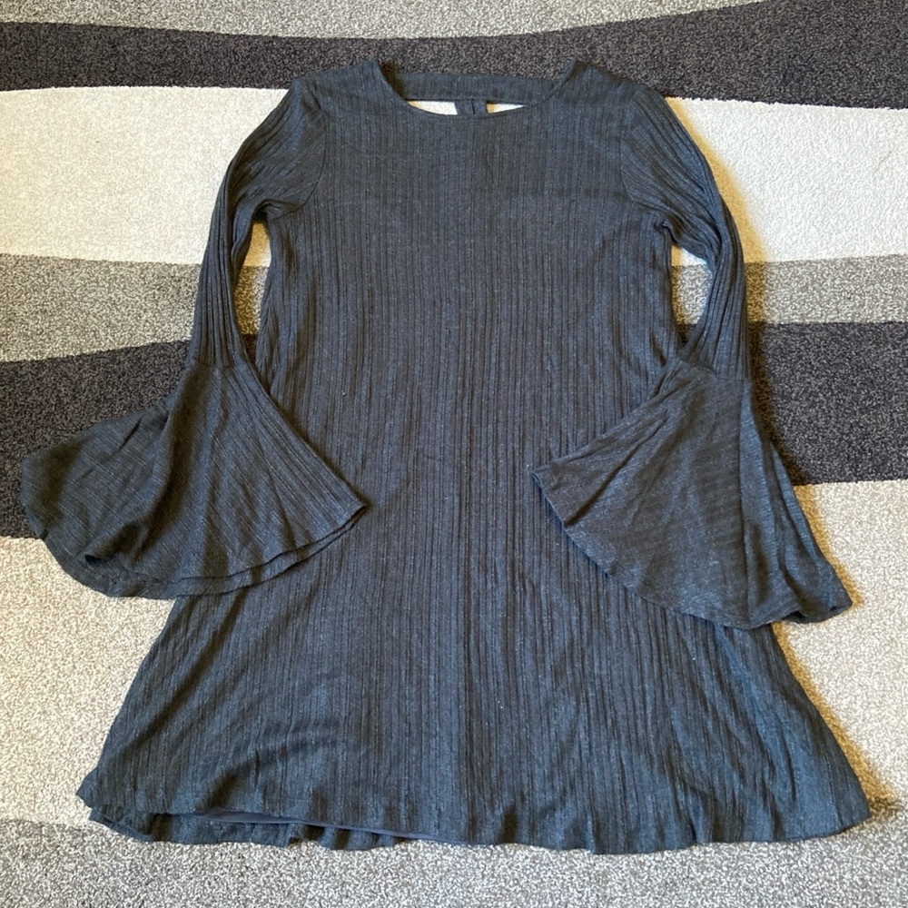 Altar'd State Elegant Gray Dress